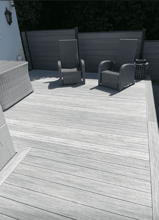 Composite Decking project 3 — Coppermill Landscapes Chesterfield