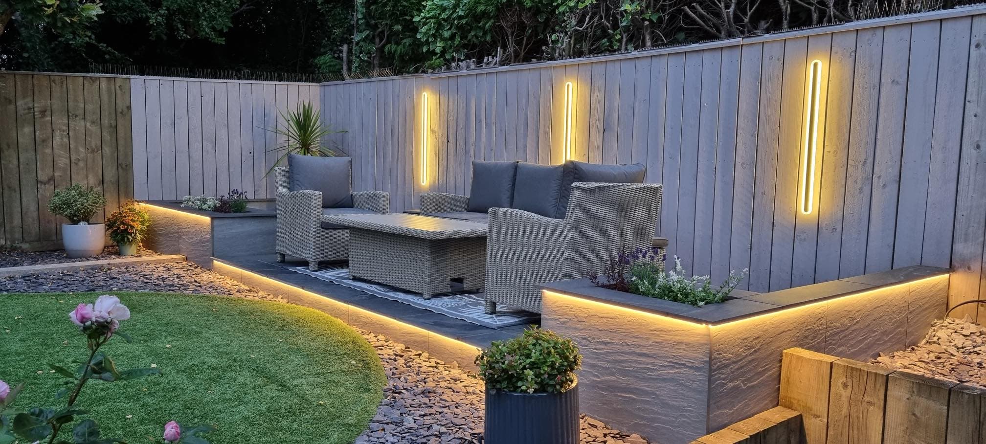 Garden Lighting — Coppermill Landscapes Chesterfield