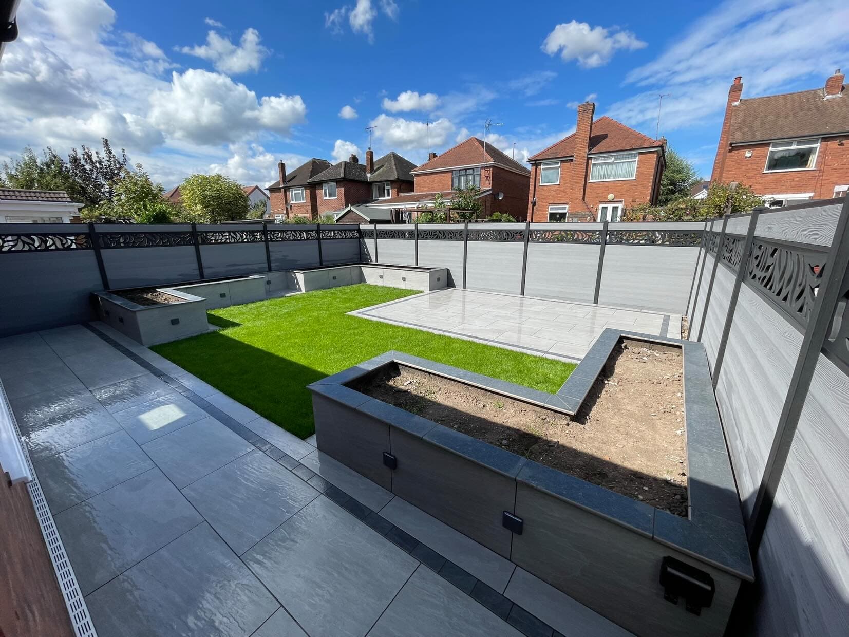 Porcelain & Sandstone Paving project — Coppermill Landscapes