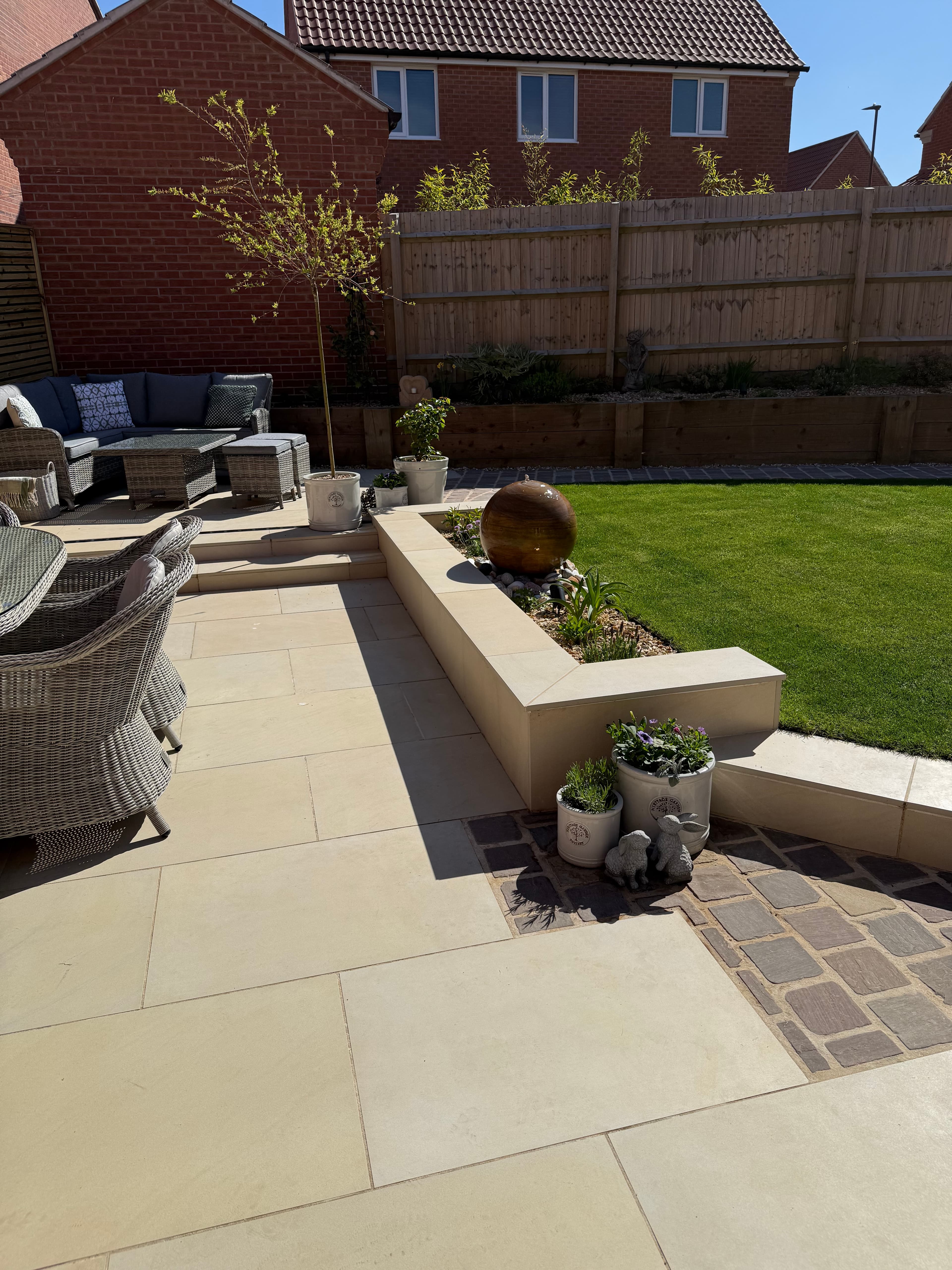Porcelain Clad Planters & Retaining Walls project — Coppermill Landscapes